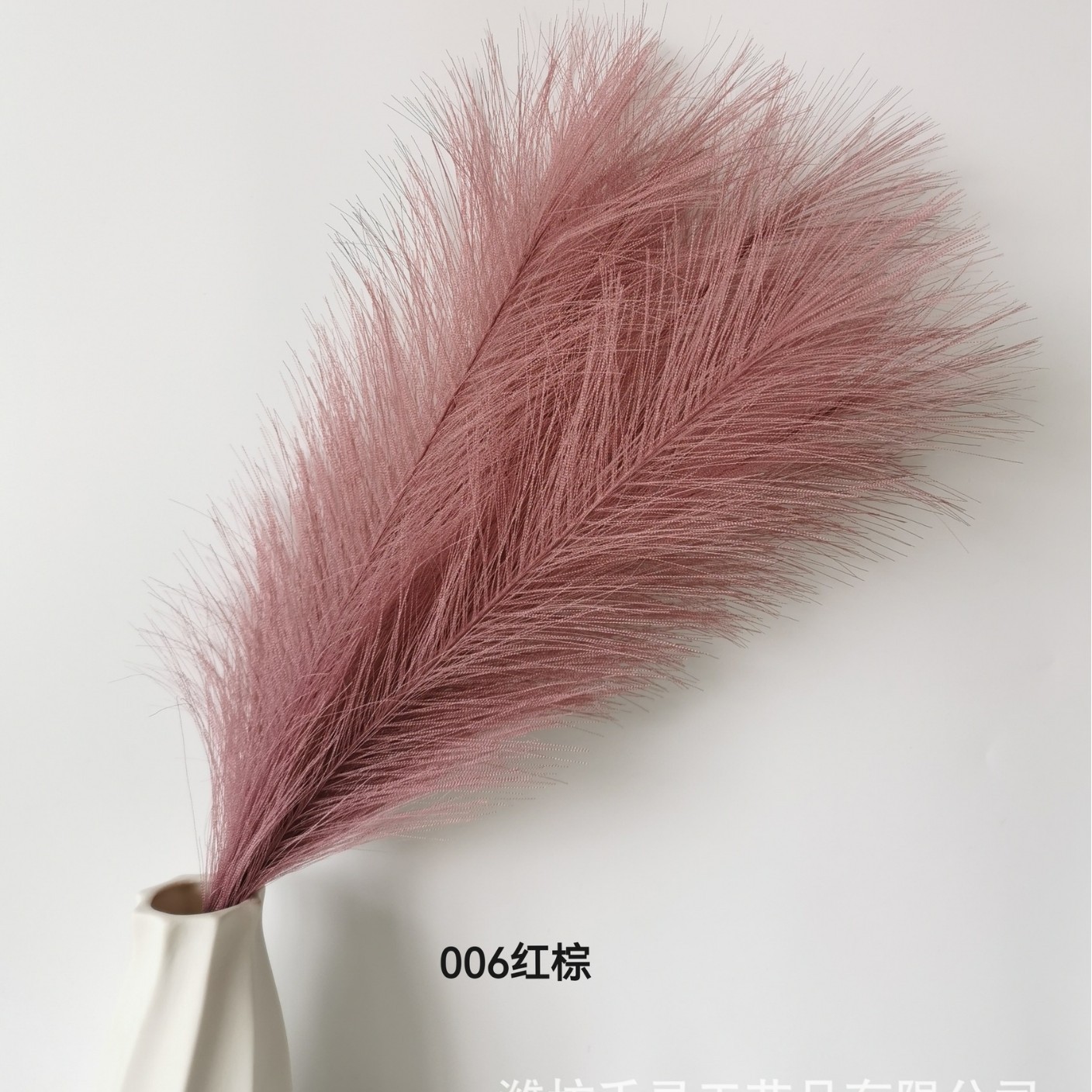 Amazon Venta caliente artificial Reed decoración del hogar artificial pampas hierba fábrica en stock pequeña caña al por mayor