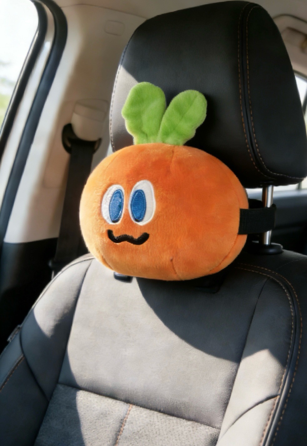 Car headrest cartoon plush toy, Mayday merchandise, cute decorative pillow, car headrest and neck pillow