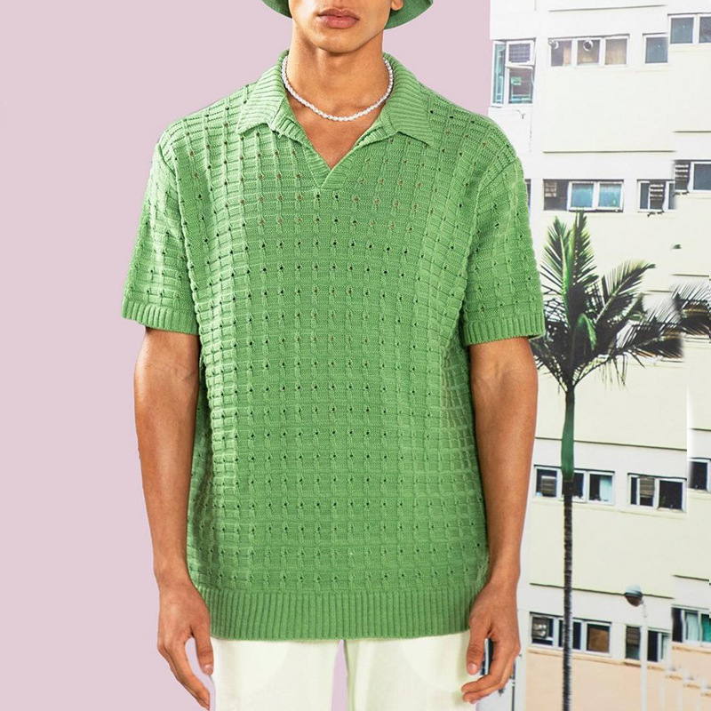 Cotton Blend, Polyester Fabric Type Women's Solid Color Patchwork T-shirt Men's Clothing