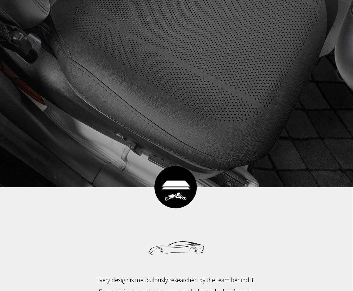 Suitable for Tesla Seat Cushion New Version Modely/Model3/X/S Summer Car Seat Cushion Breathable and Ventilated