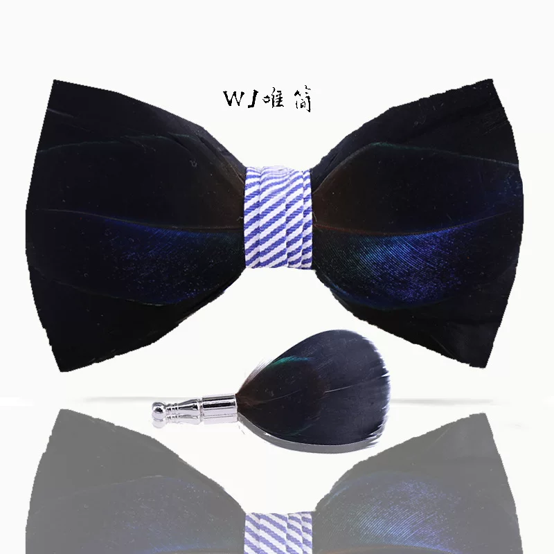 Red bow tie, shirt with bow, feather stuffing, men's style