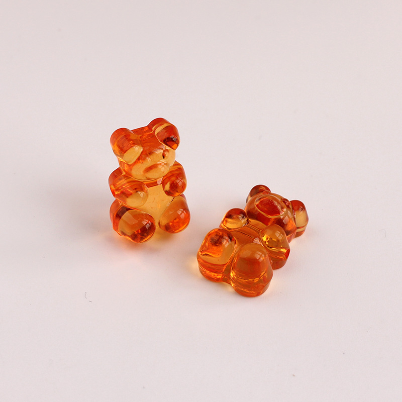 2g Weight Beads Jewelry Making Type DIY Ornament Accessories Classification 1 Piece Quantity Acrylic Material little bear Pattern All Seasons Season Classic Style Style 1 Piece Acrylic Little Bear Beads DIY Ornament Accessories 4
