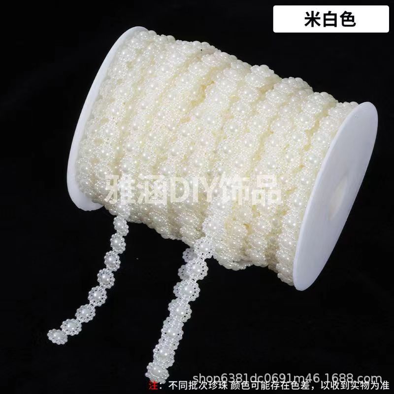 Perlas de imitación de color de 10mm, girasol, cuentas colgantes, sombreros de hoja de loto, cuentas redondas, luces de colores, muñecas, encaje, bricolaje