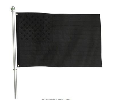 熱銷美國全黑繡花旗all in black flag 旗3*5ft牛津布刺繡旗210D
