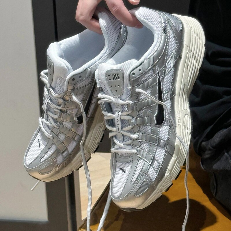 High-End Version Putian Shoes Pure Original P-6000 Men's Sports Shoes Dad Shoes Mesh Breathable Women's Couple Running Shoes Retro