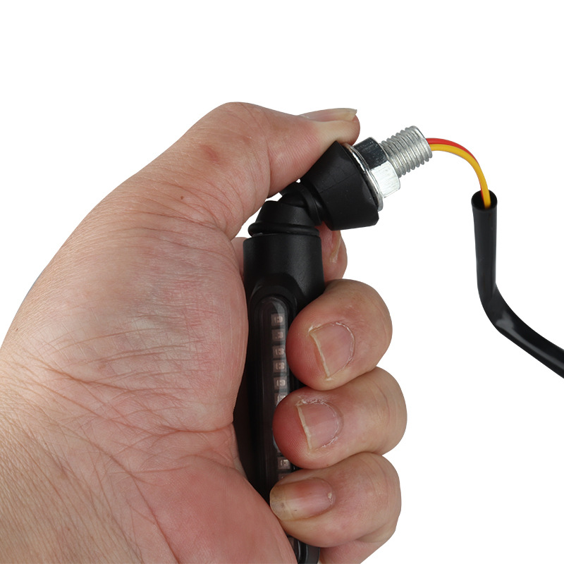 Luz eléctrica transfronteriza universal 12V coche eléctrico luz LED accesorios de la motocicleta luz de giro de una palabra luz del coche eléctrico