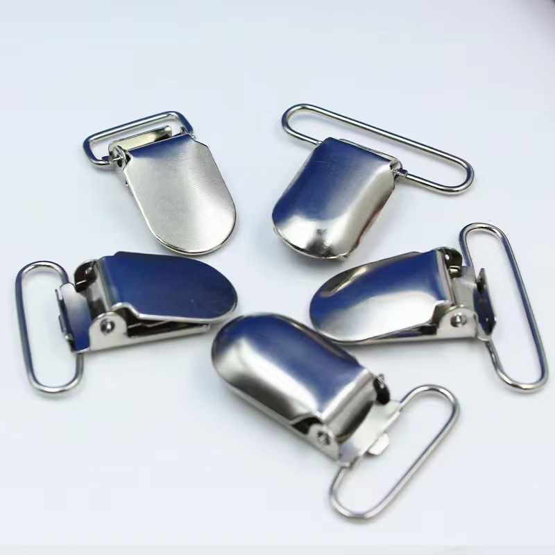 现货供应长嘴有胶鸭嘴扣奶嘴夹床单夹鳄鱼夹背带裤调节扣背带夹