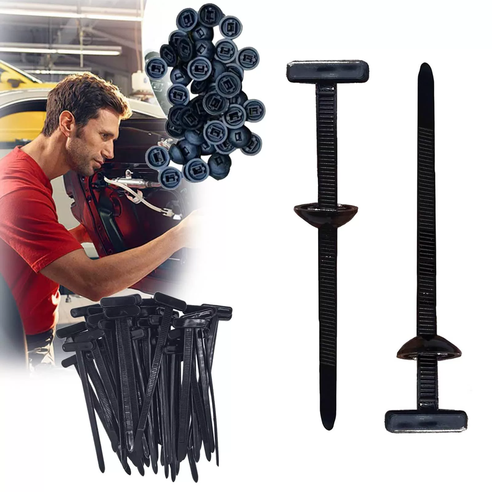 Большие товары были проданы Nylon Universal Cable Tie Buckle Независимая станция