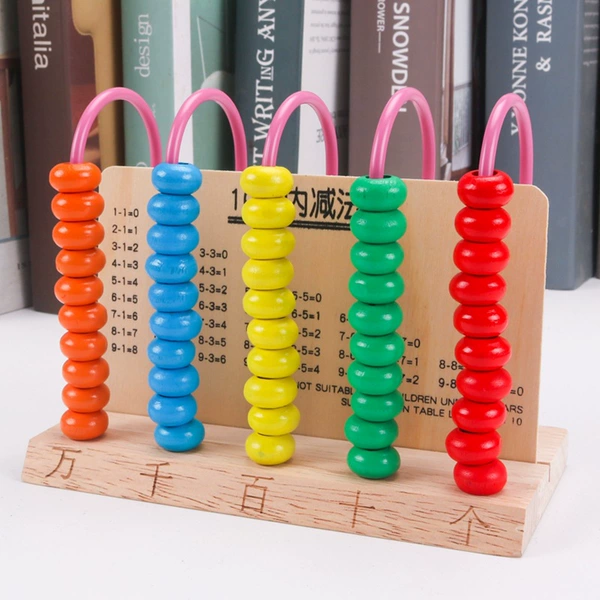 Five-stage calculation rack (ordinary solid wood)