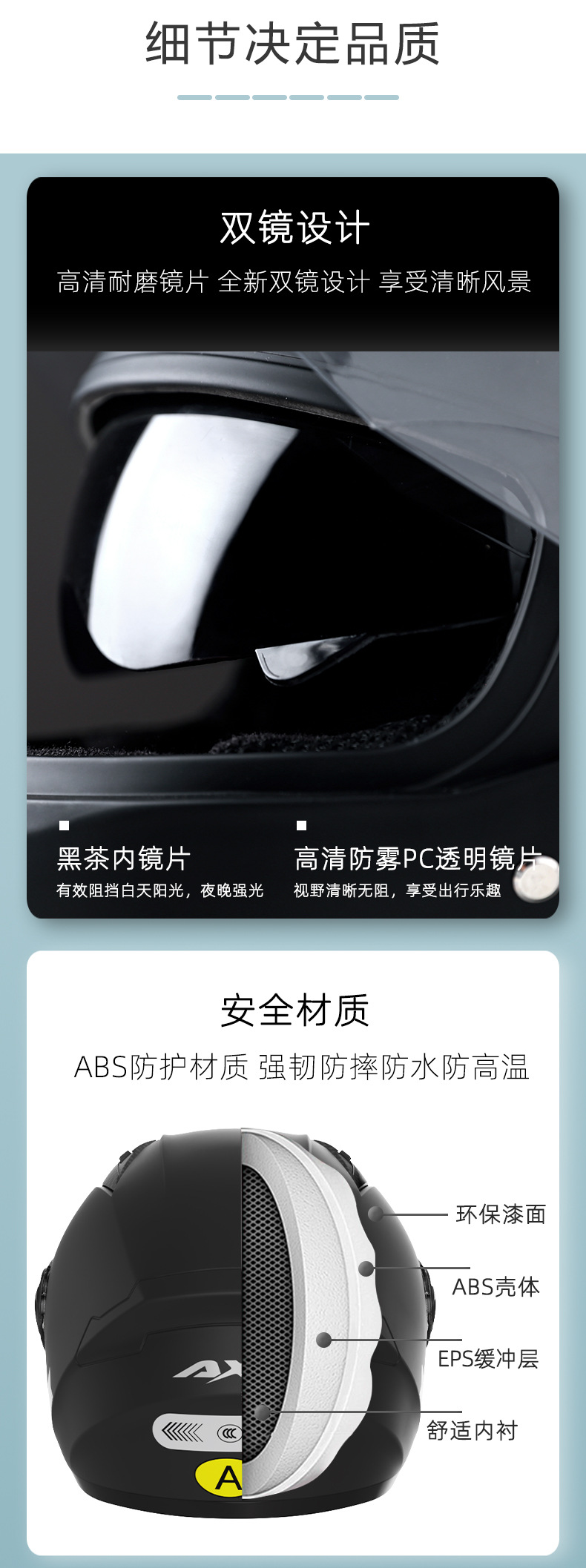 Suitable for 3C Certified New National Standard Electric Motorcycle Helmets for Men and Women, Winter Warm Full-Face Helmets for All Seasons Battery Vehicles