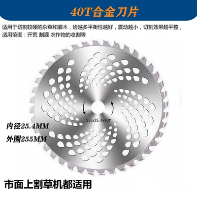 Otbiçən başlıqları, Blade Straight 2T3T40 Teeth 60 - 40-tooth-alloy-blade