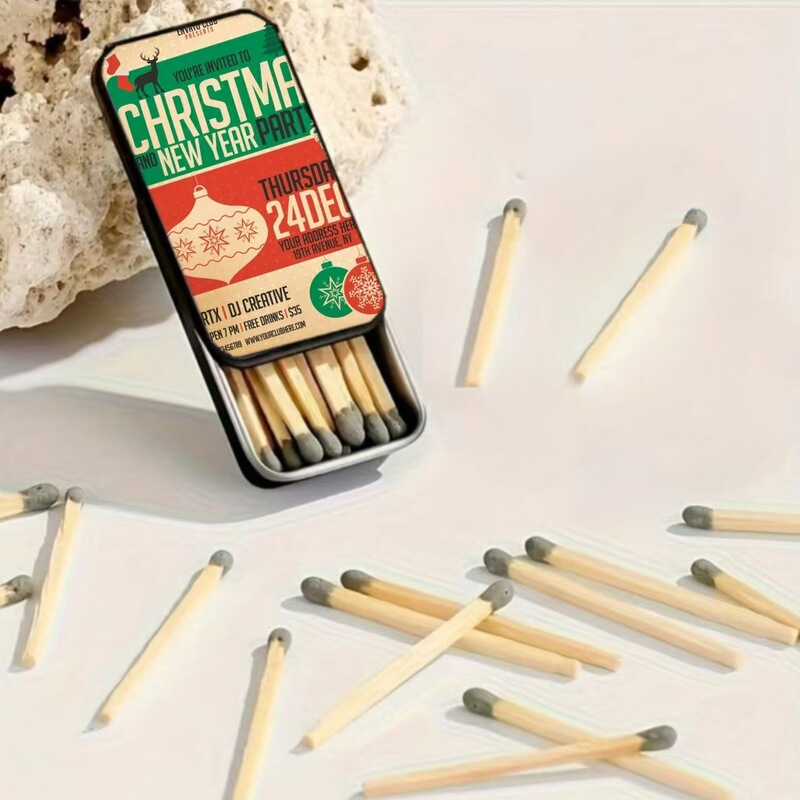 Foreign Trade Supply Cross-Border E-Commerce Supply New Matchbox Pull-Out Design Is Easy to Use and Easy to Carry and Moisture-Proof