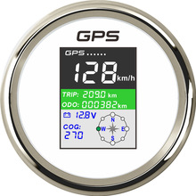 85mm GPS速度表单次里程累计里程码表带电压方位显示