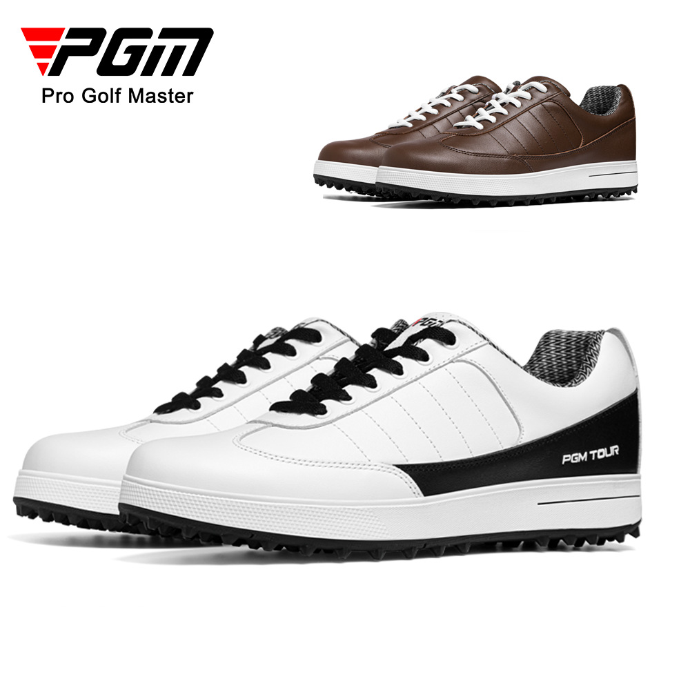 PGM 공장 직공급 골프화 남성 소가죽 나체 신발 방수 통기성 캐주얼 신발 운동화