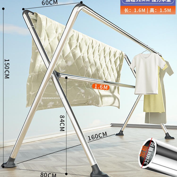 업그레이드된 3극 1.6m - 높이 1.5m [바이오닉 빅 풋 패드]는 바람에 날리는 것을 효과적으로 방지합니다.