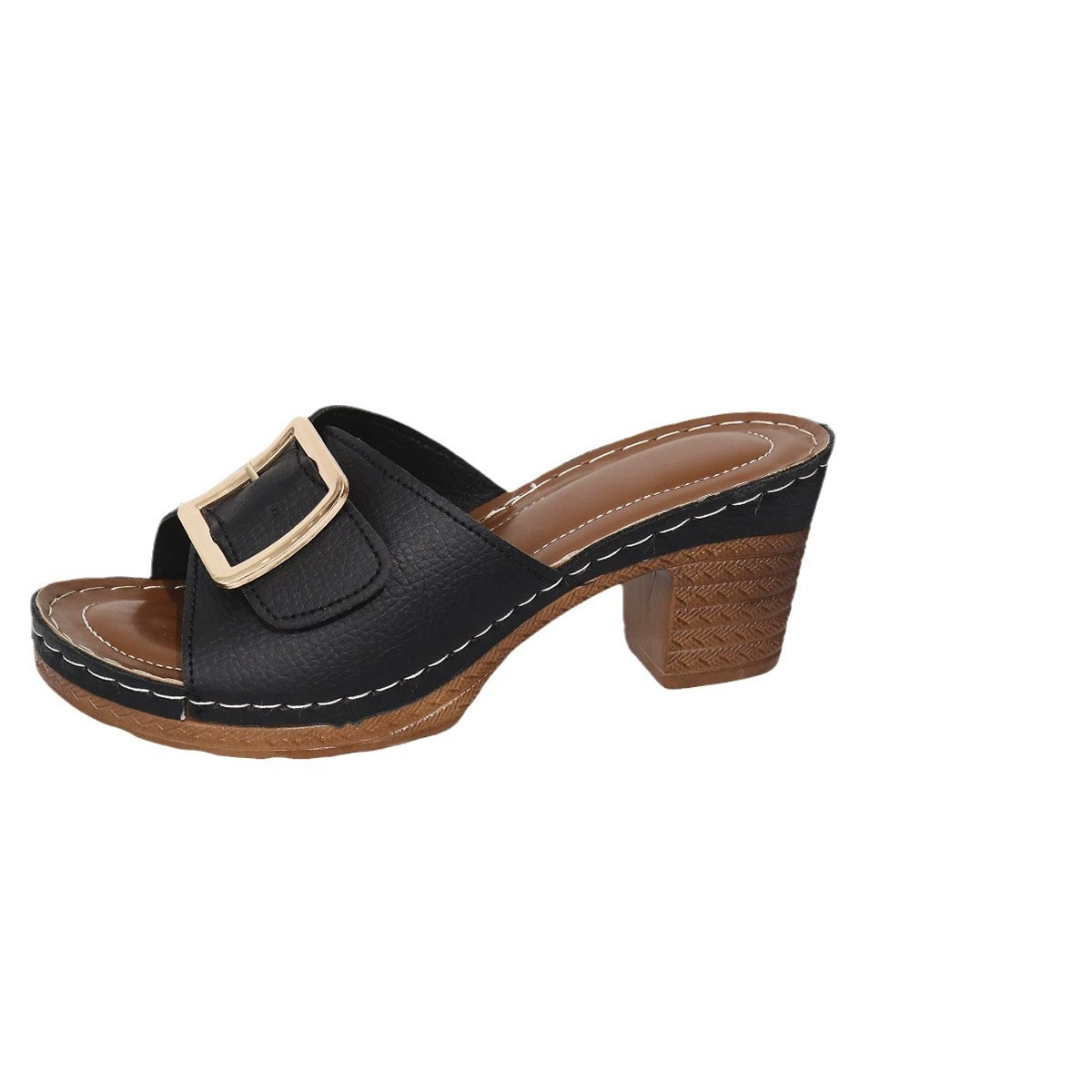 Slippers, summer high footwear, European style, plus size