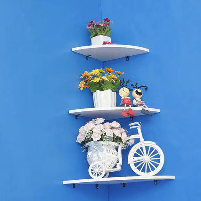 Nuevo cuarto de baño de almacenamiento de rack colgante de pared cuarto de baño Mesa de la esquina lavado de cosméticos de almacenamiento en rack