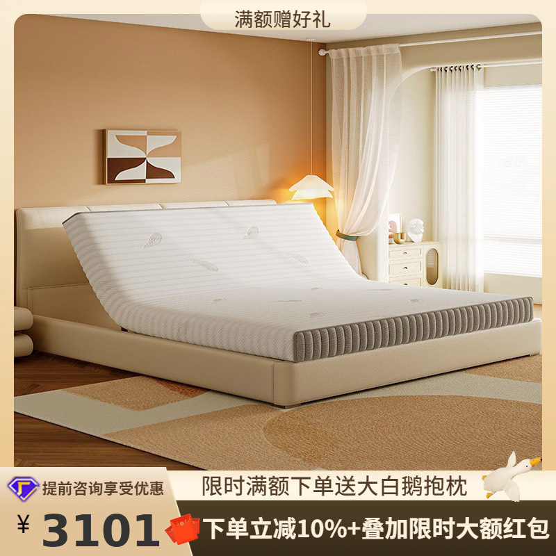 Tongyu Special Zero Gravity Anti-Snoring Modern Simple Master Bedroom Lifting Multifunctional Leather Bed Intelligent Electric Mattress