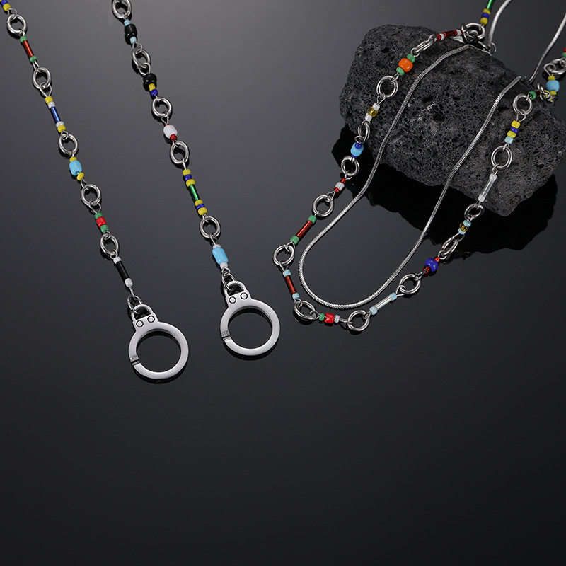 Fashion Geometric Titanium Steel Handmade Bracelets 1 Piece