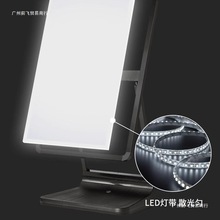 防风海报架灯箱广告牌发光展架立式落地式户外移动招聘led招牌架