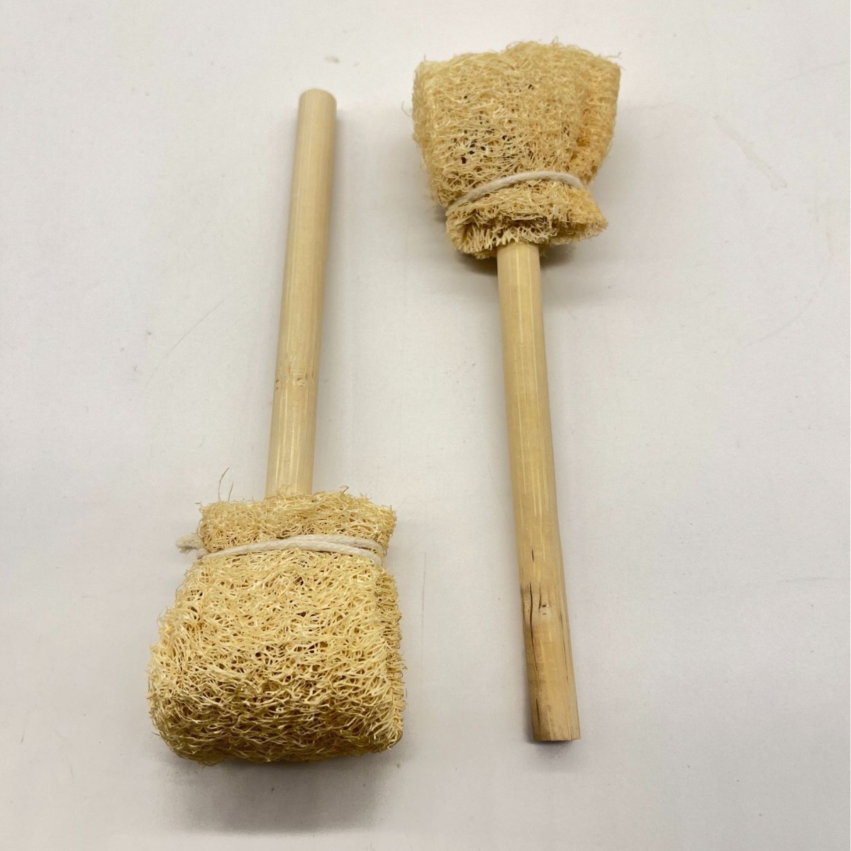 손잡이가 짧은 소형 수세미 청소용 브러시 1개(길이 약 5cm, 지름 3~5cm) - 오리지널 컬러