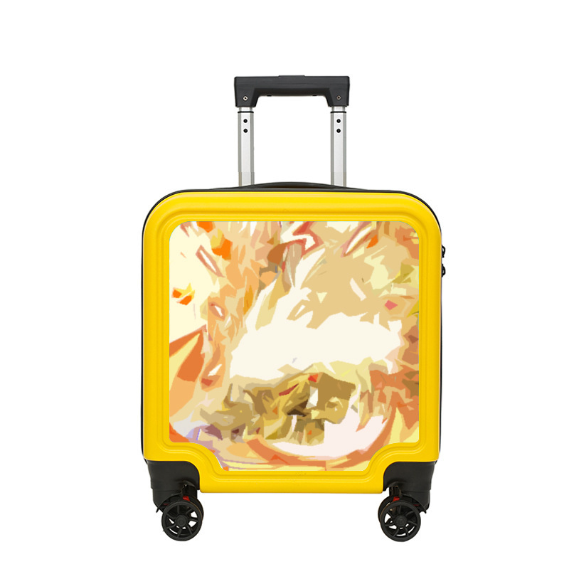 2025 New Eggman Cartoon Suitcase Male and Female Baby Password Trolley School Bag 20inch Large Capacity Suitcase