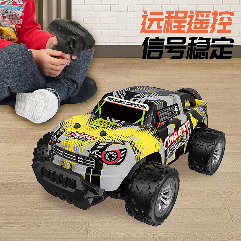 Transfronterizos niños de alta velocidad coche de control remoto luces cool coche de carreras de carretera recarga coche de control remoto juguetes para niños al por mayor