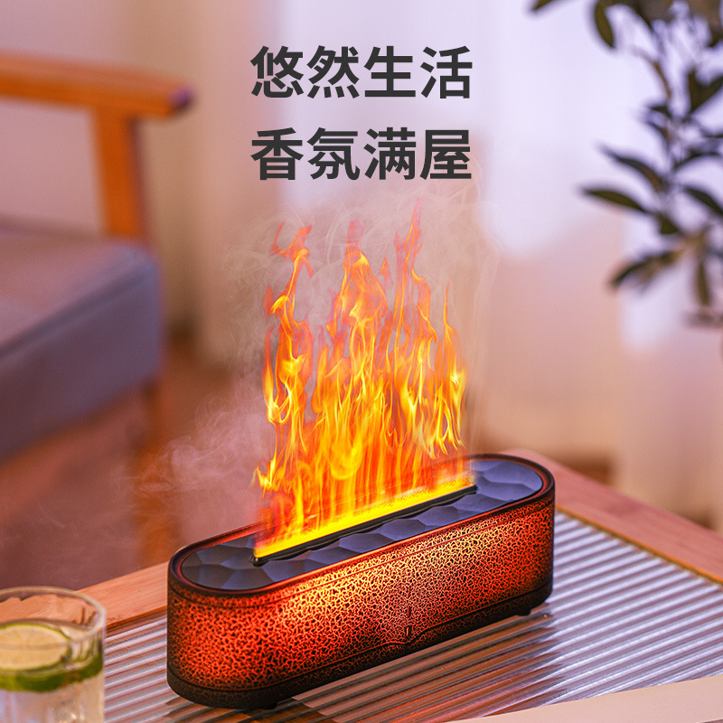 시뮬레이션된 불꽃 균열