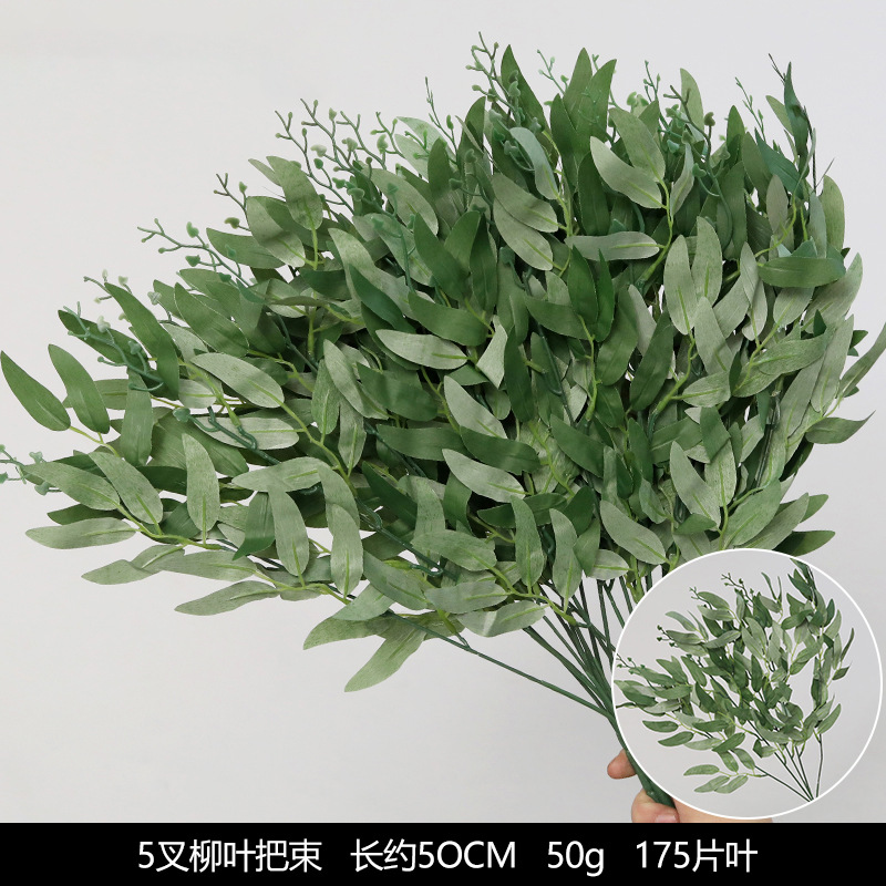 5 fork willow leaf green