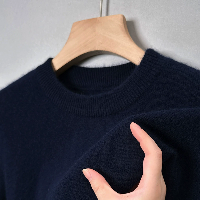 Расцветка свитер, удобная для тела knitted T-shirt для отдыха, 9 цветов, высокий воротник