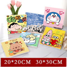 20*20手作店批发儿童diy数字油画填色手工画画填充涂色夜市摆摊