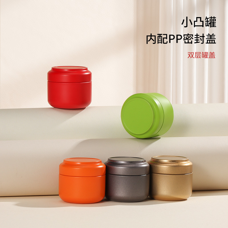 新款多巴胺小罐茶茶叶罐小号枸杞花茶马口铁罐工厂直供批发零售