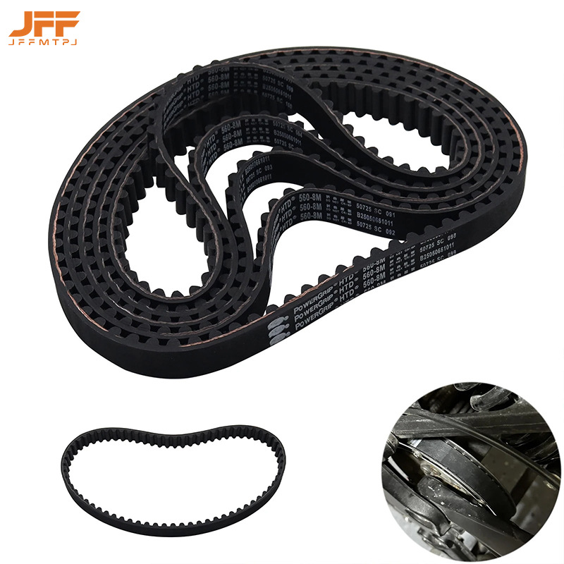 Motorcycle Timing Belt, Transmission Belt, Special for Off-Road Modification, Closed Loop Rubber Belt