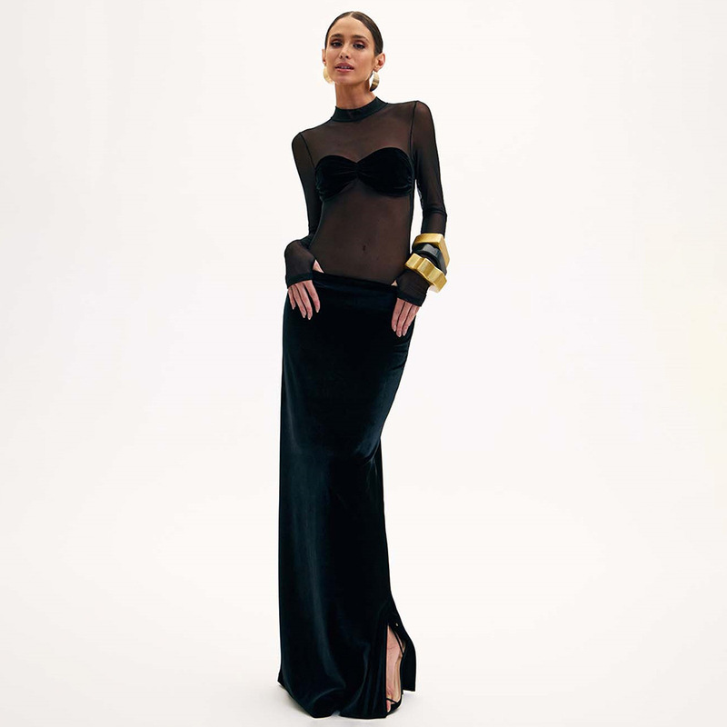| Lucky Bag Bargain European and American Women's Fashion Dress Two-Piece Set, Export Fashion Long Dress, Early Summer, 24H Shipping