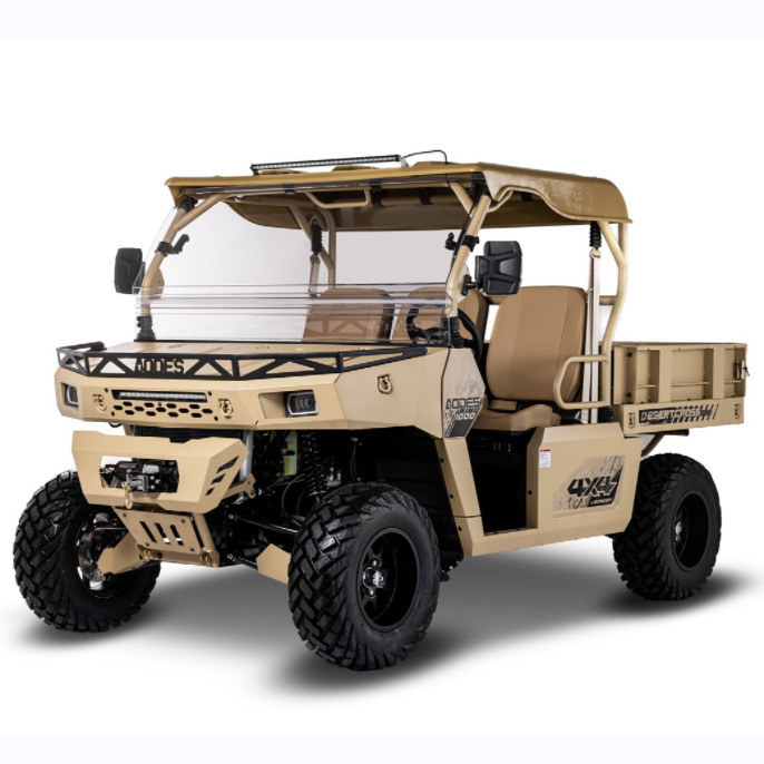 Aodes 1000 Three-Seater 4*4 All-Terrain Off-Road Vehicle with Cargo Bucket Atv/Utv Multi-Purpose Vehicle Aodes 1000 Three-Seater 4*4 All-Terrain Off-Road Vehicle with Cargo Bucket Atv/Utv Multi-Purpose Vehicle