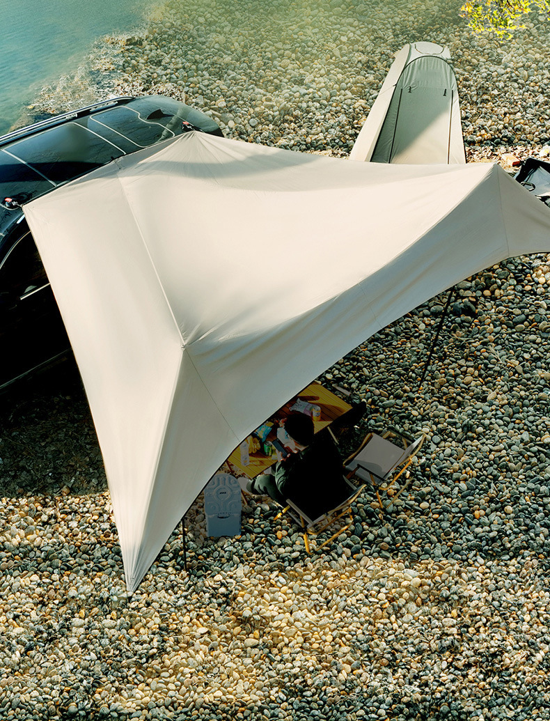 Car Side Canopy Side Tent Car Suv Car Side Roof Off-Road Vehicle Side Tent Sunshade