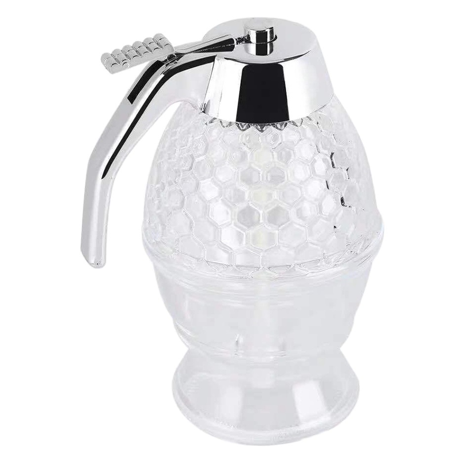 Nuevo dispensador de jugo de jarabe transfronterizo dispensador de jarabe de miel de acrílico tarro de miel