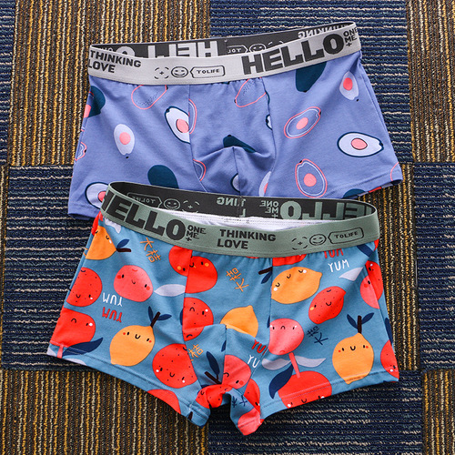 Cannon print boxer men's underwear men's underwear mid-waist boxer briefs boxer briefs national fashion sports one piece drop shipping