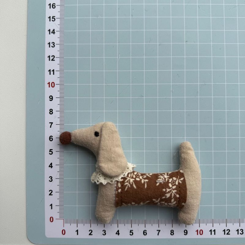 韓国漫画チェック柄ダックスフント子犬衣類アクセサリー卸売 diy ジュエリーバッグ多用途手作りアクセサリー|undefined
