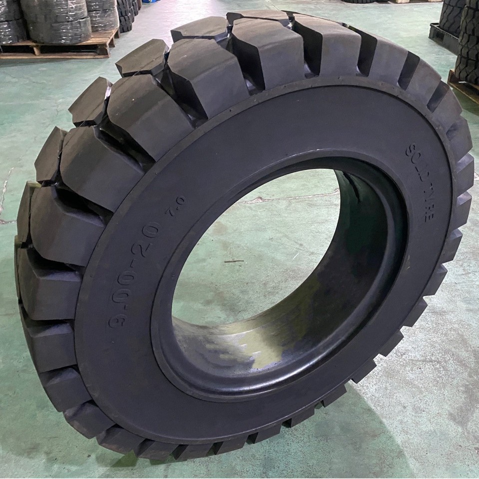 叉车实心轮胎杭叉合力3/3.5吨前轮28x9-15后轮650-10充气耐磨防滑
