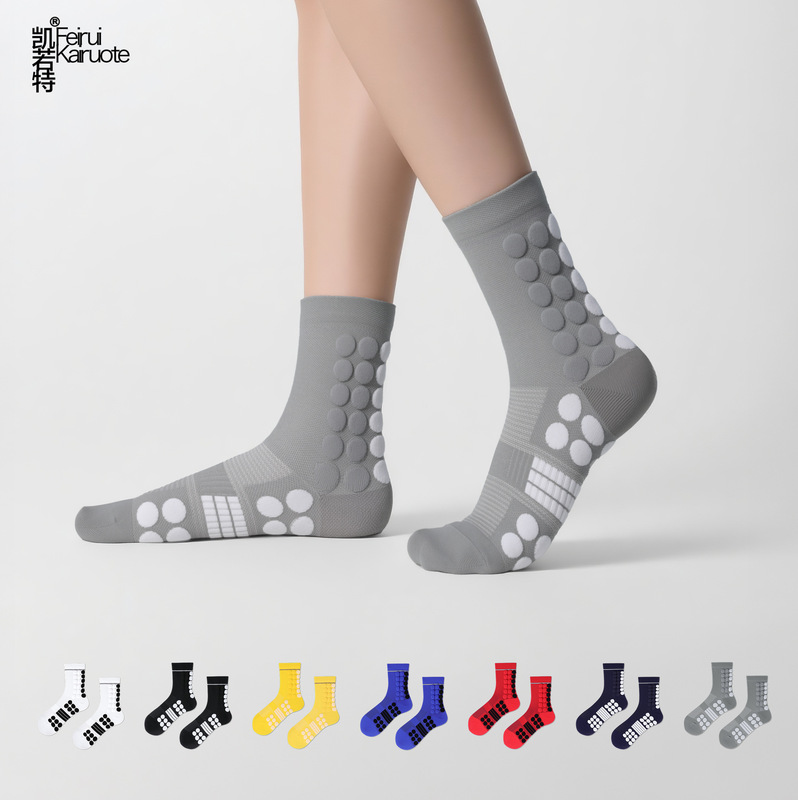 Sports Socks, Pressure Mid-Calf Running Socks Cs2189, Fitness, Sports, Tennis, Pickleball, Cycling Socks, Custom Wholesale