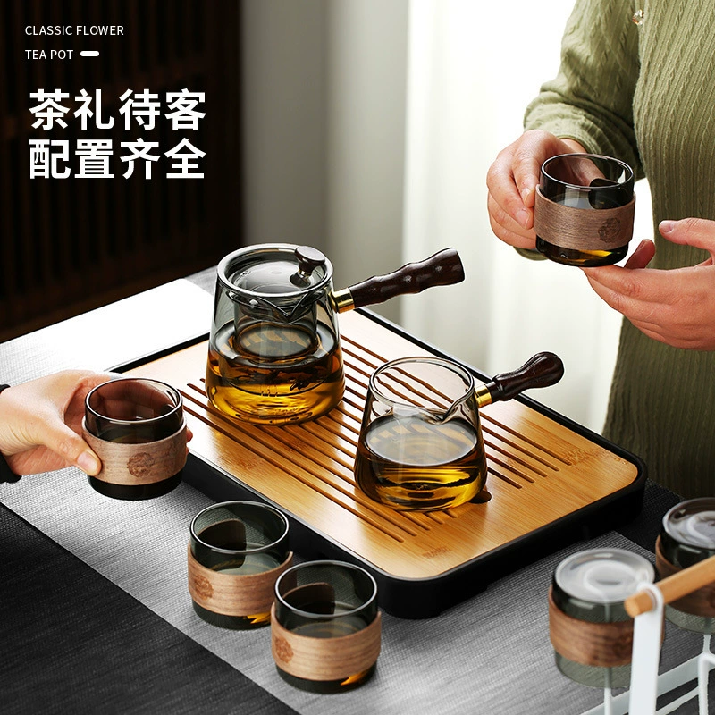 Стеклянный чайный набор для домашнего использования, офис, ча cup, чайник