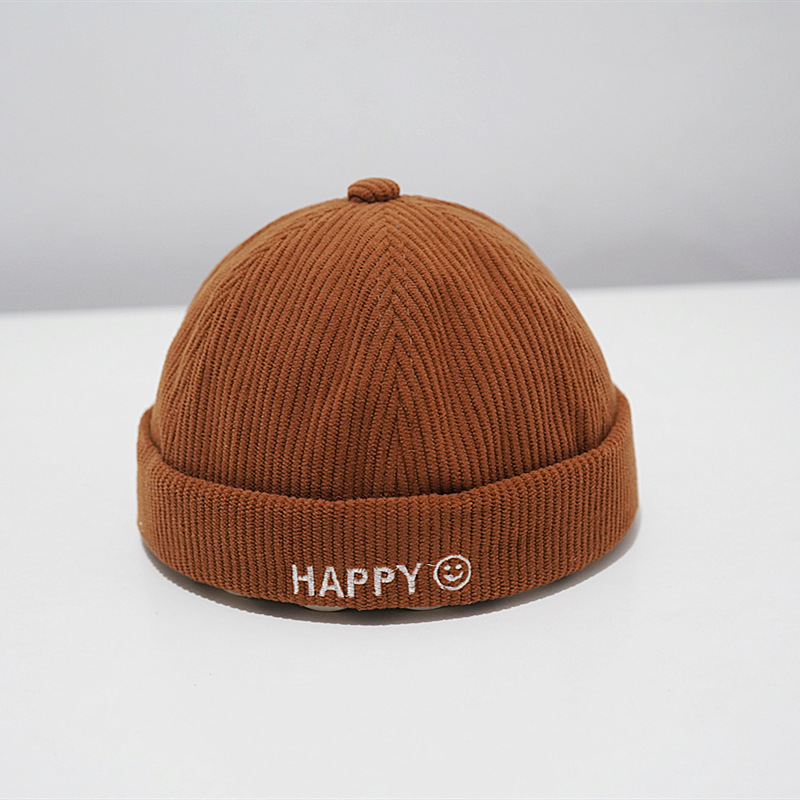 Sombreros infantiles primavera y otoño para niños sombreros extranjeros para bebés de un año de edad para niñas sombreros de piel de melón personales de invierno