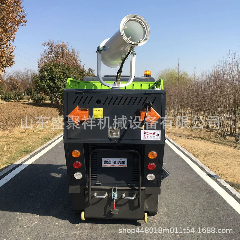 Производитель Shengjuxiang: полностью закрытый подметально-уборочный автомобиль для уборки мусора