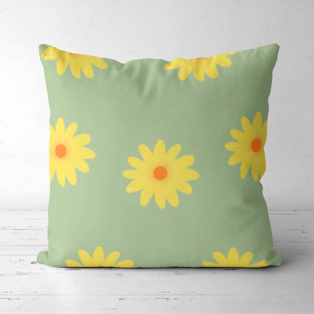 Floral Series Fashion Hugging Pillow Cover Fabric Sofa Cushion Cover Home Furnishing Pillow Case display picture 5