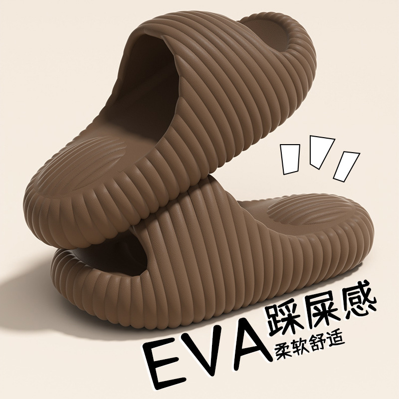 エアクッションカップルサンダル 2025 新しい厚底サイレントスリッパ女性の夏屋内と屋外の着用ノンスリップメンズスリッパ|undefined