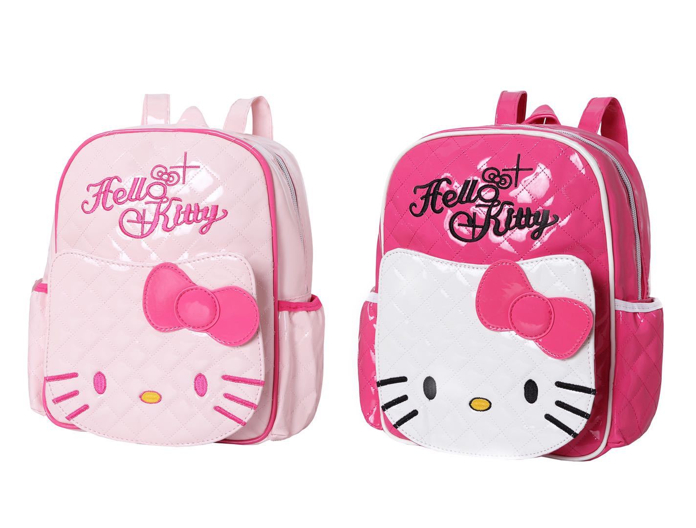helloKitty卡通可爱PU学生书包小学生儿童漆皮减负皮革双肩背包