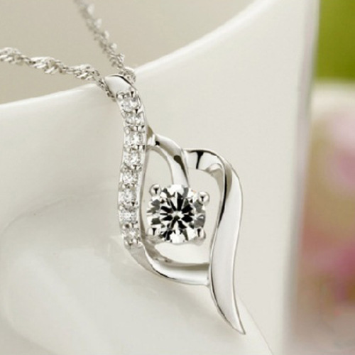 Weihua New Style Pendant Women's Necklace Silver Plated Jewelry Allure Pendant Wholesale Factory Direct Selling Birthday Gift