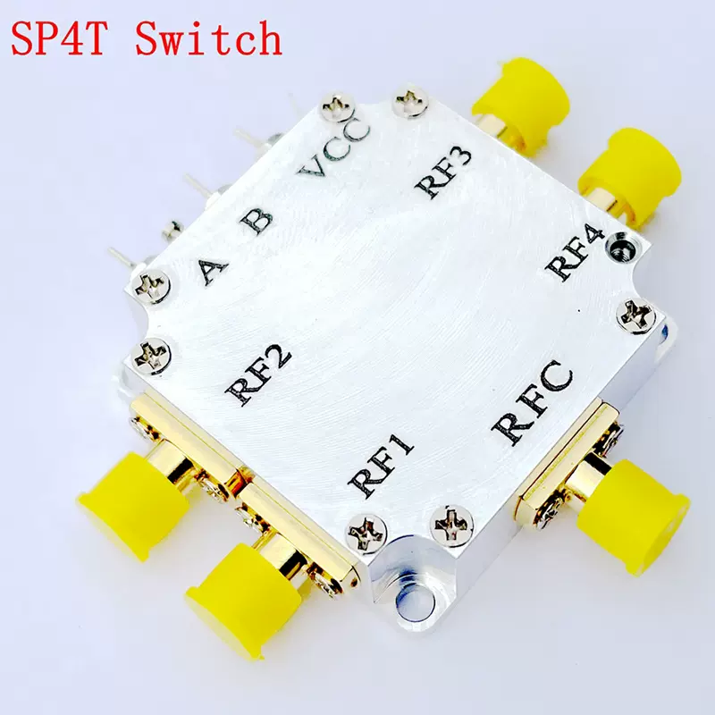 SP4T 四射频电子开关1M-3GHz宽带宽高隔离低插损＜1dB 小体积