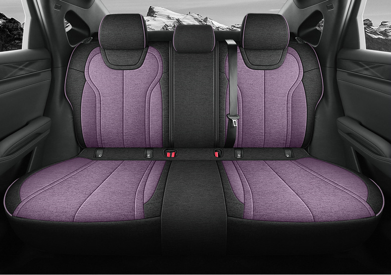 New Special 25 Byd Qin Plusdmi Intelligent Driving Edition Linen Car Seat Cushions All-Inclusive Seat Covers for All Seasons